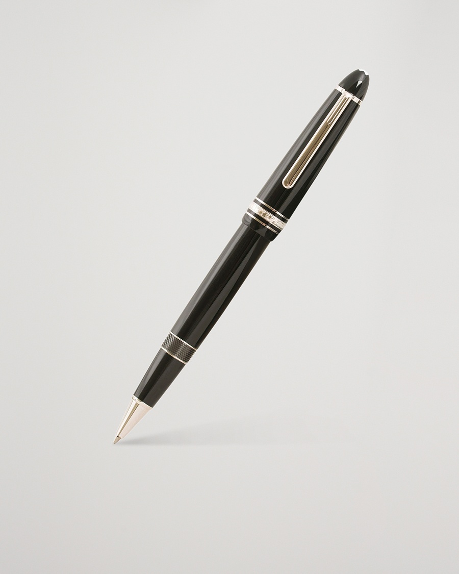 Montblanc 162 Meisterstück Rollerball LeGrand Pen Platinum Line – Musta