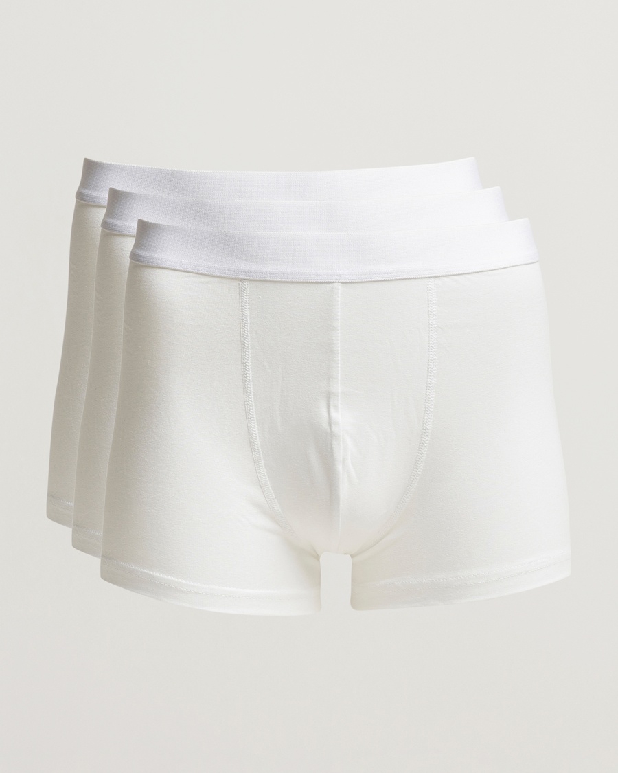 Bread & Boxers 3-Pack Boxer Brief White – Valkoinen