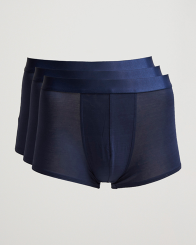 Miehet | Wardrobe Basics | CDLP | 3-Pack Boxer Trunk Navy Blue