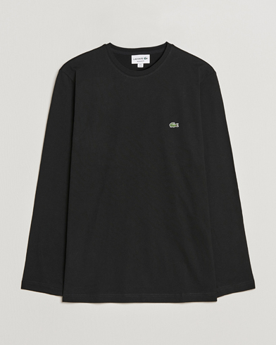 Mies | Lacoste | Lacoste | Long Sleeve Crew Neck Tee Black