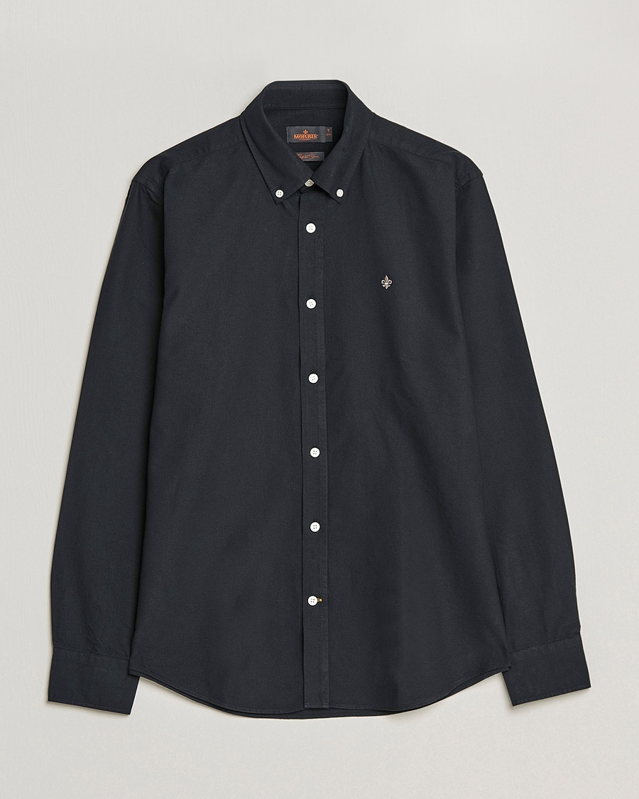 Morris Douglas Oxford Shirt Black – Musta
