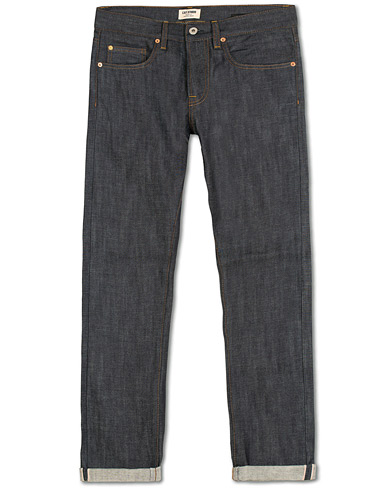  M3 Regular Tapered Fit Selvedge Jeans Unwashed Blue