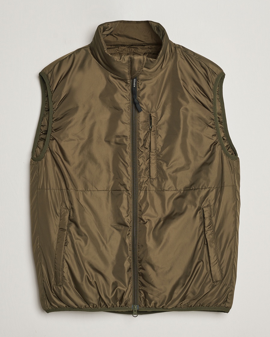 Aspesi Jil Padded Vest Dark Military – Vihreä