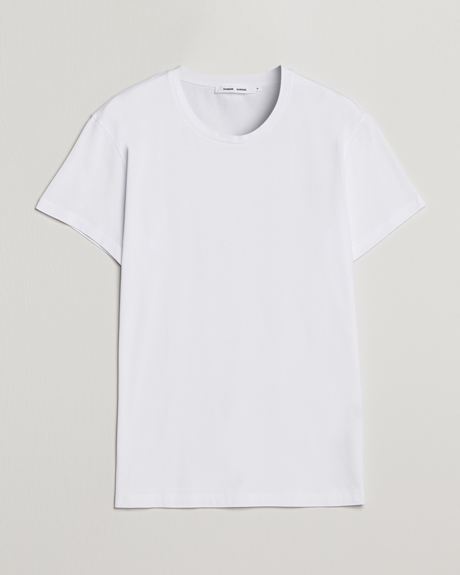 Samsøe Samsøe Kronos Crew Neck Tee White – Valkoinen