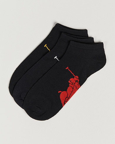 Mies | Nilkkasukat | Polo Ralph Lauren | 3-Pack Sneaker Sock Black