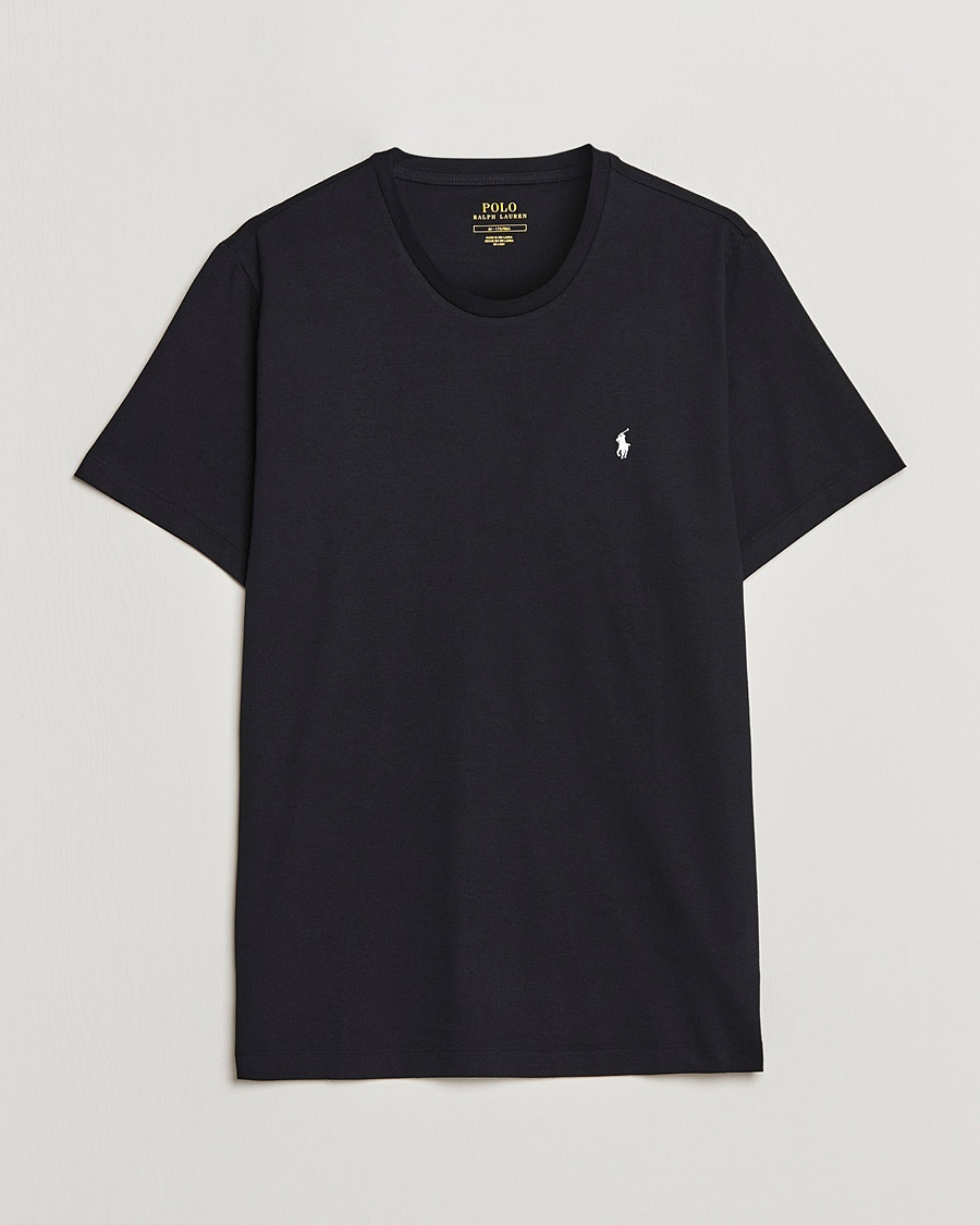 Polo Ralph Lauren Liquid Cotton Crew Neck T-Shirt Black – Musta