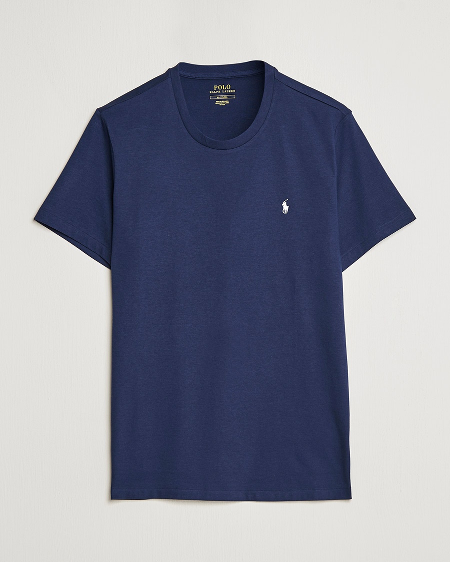 Polo Ralph Lauren Liquid Cotton Crew Neck T-Shirt Cruise Navy – Sininen