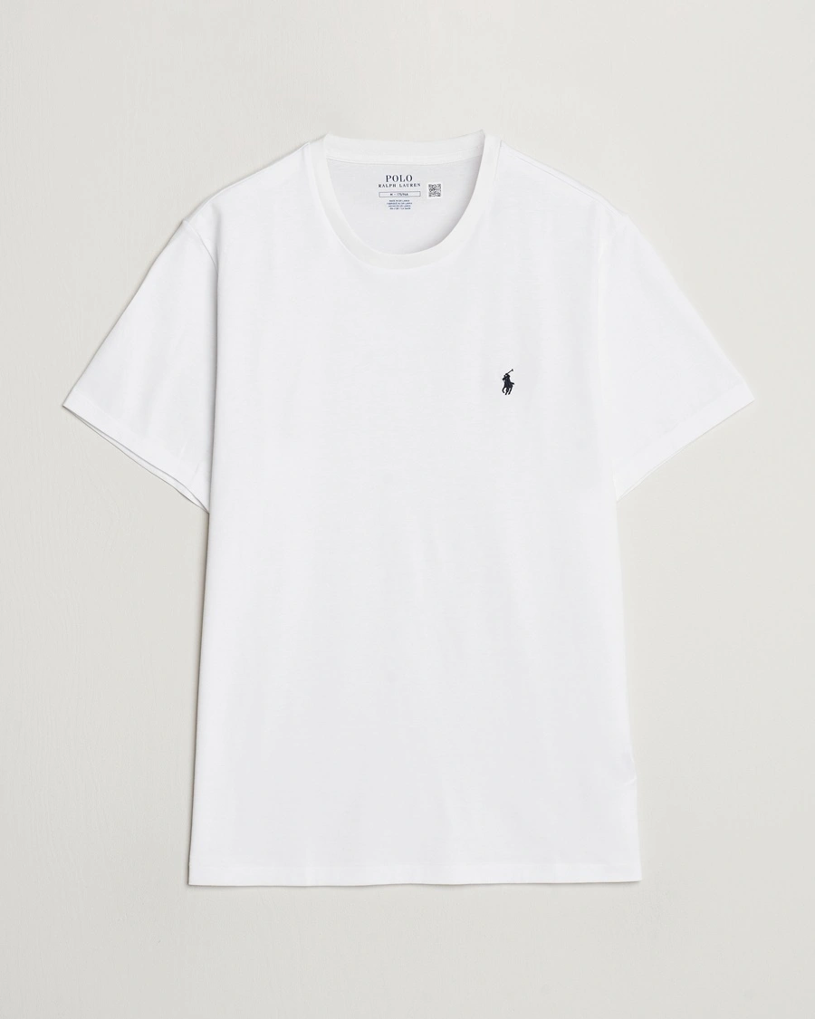 Polo Ralph Lauren Liquid Cotton Crew Neck T-Shirt White – Valkoinen