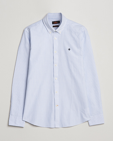  |  Oxford Striped Button Down Cotton Shirt Light Blue