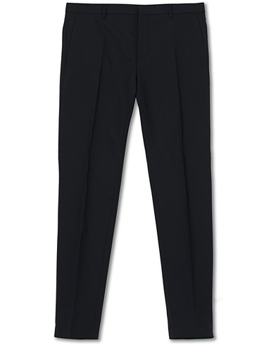 Miehet | Suorat housut | Calvin Klein | Wool Stretch Trousers Midnight Navy