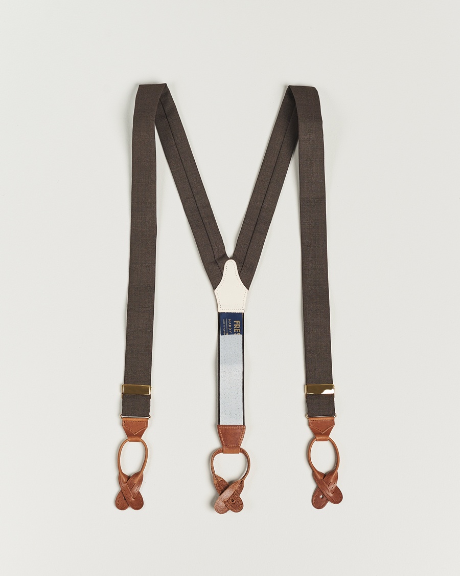 Albert Thurston Fresco Braces 38mm Brown – Ruskea