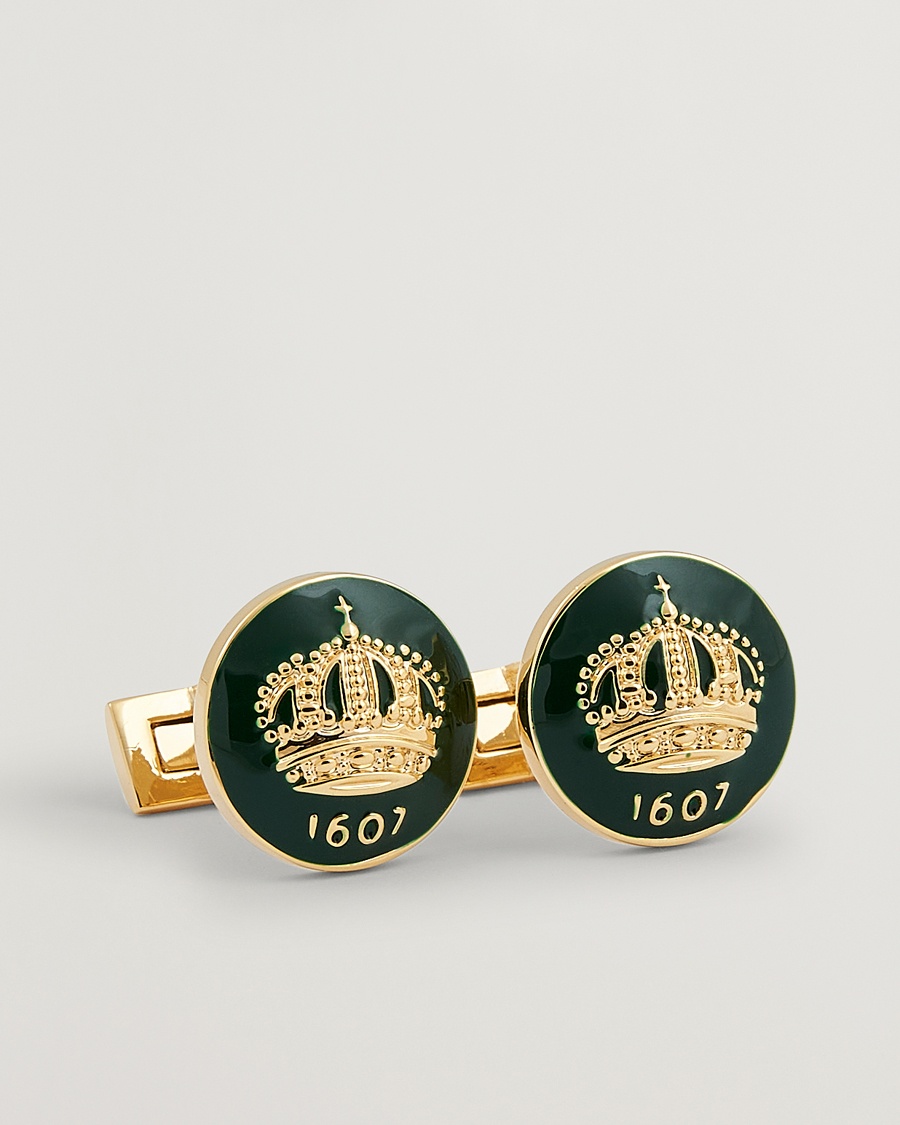 Skultuna The Crown Cufflinks Green – Vihreä