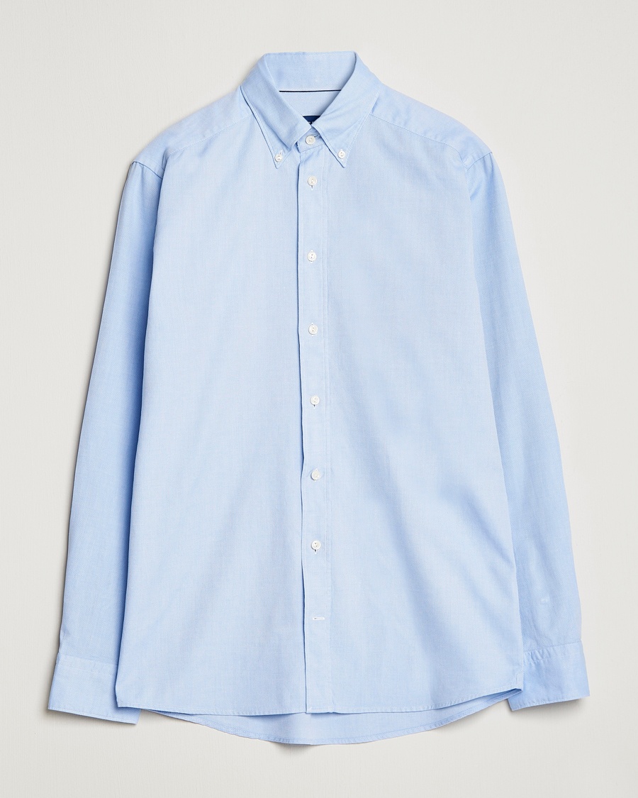 Eton Slim Fit Royal Oxford Button Down Light Blue – Sininen