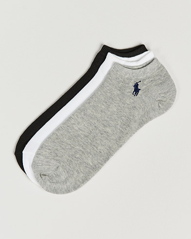 Mies | Alusvaatteet | Polo Ralph Lauren | 3-Pack Ghost Sock Black/White/Grey