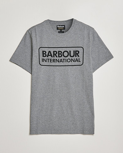 Miehet |  | Barbour International | Large Logo Crew Neck Tee Antracite Grey