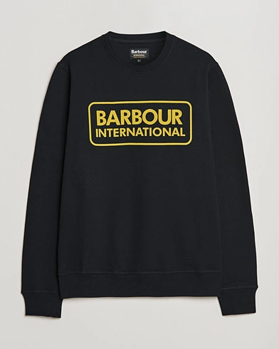 Mies | Barbour | Barbour International | Large Logo Sweatshirt Black