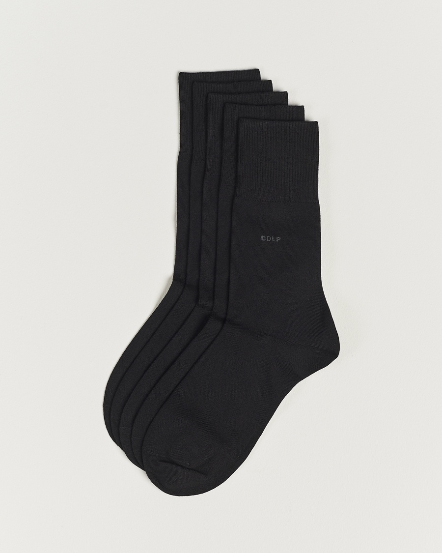 CDLP 5-Pack Bamboo Socks Black – Musta