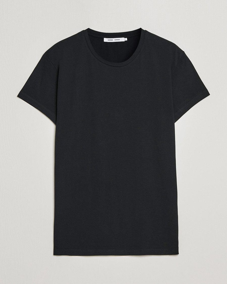 Samsøe Samsøe Kronos Crew Neck Tee Black – Musta