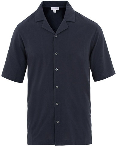  |  Short Sleeve Pique Shirt Navy