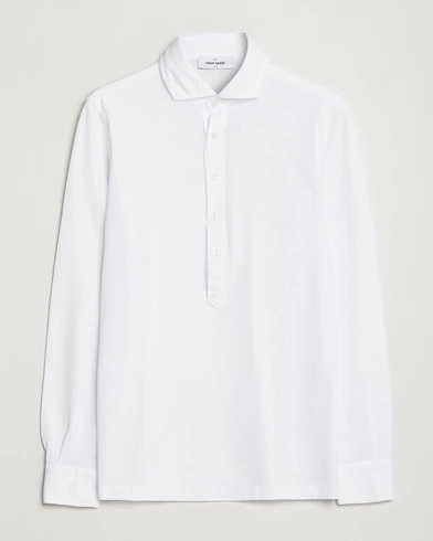 Mies | Rennot paidat | Gran Sasso | Popover Shirt White