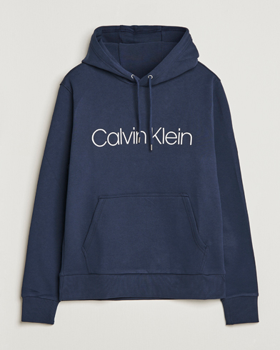 Mies | Puserot | Calvin Klein | Front Logo Hoodie Navy