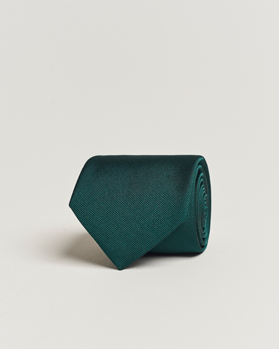 Mies |  | Amanda Christensen | Plain Classic Tie 8 cm Dark Green