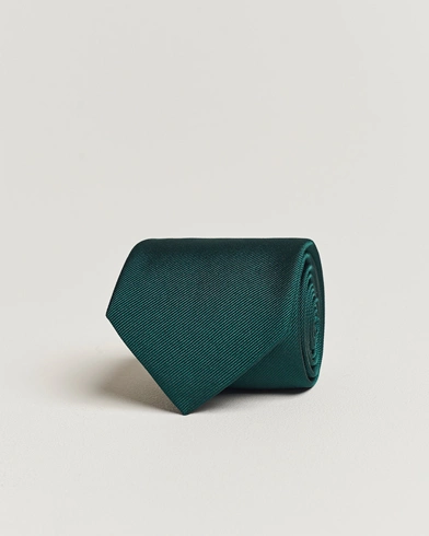 Mies |  | Amanda Christensen | Plain Classic Tie 8 cm Dark Green