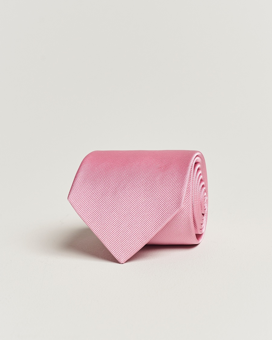 Amanda Christensen Plain Classic Tie 8 cm Pink – Vaaleanpunainen