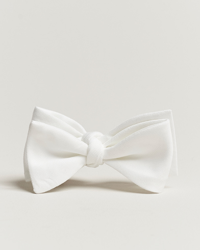 Sitomaton Rusetti |  Cotton Pique Self Tie  White