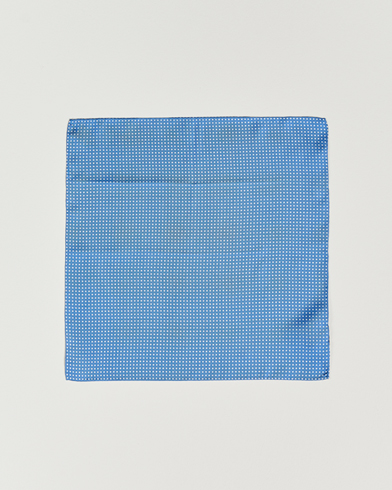 Mies | Amanda Christensen | Amanda Christensen | Handkerchief Dot Silk Sky Blue