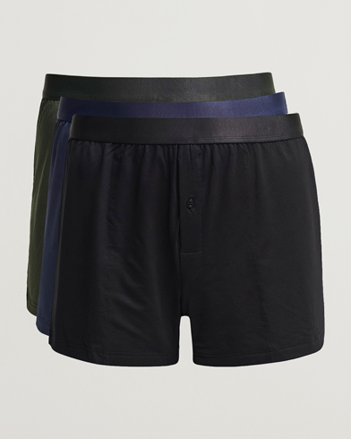 Mies | Boxerit | CDLP | 3-Pack Boxer Shorts Black/Army/Navy