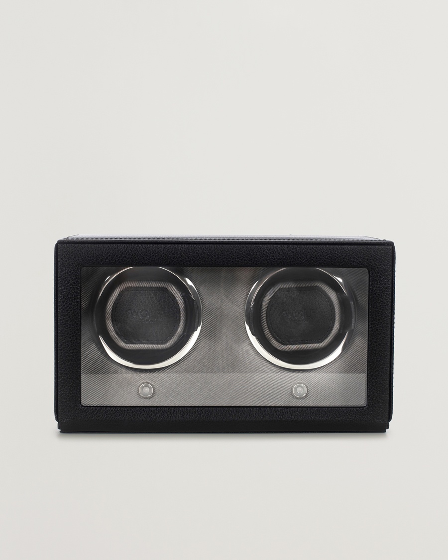 WOLF Cub Double Winder With Cover Black – Musta