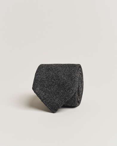 Mies |  | Drake's | Cashmere 8 cm Tie Grey/Black