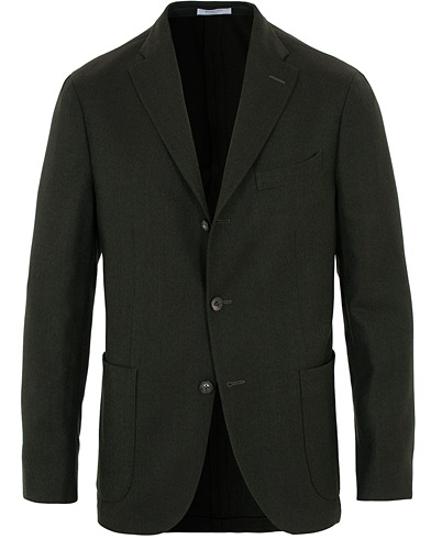  K Jacket Wool Hopsack Blazer Dark Green