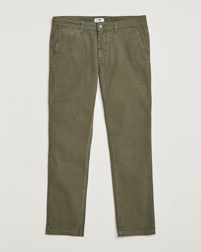 Mies | Business & Beyond | NN07 | Marco Slim Fit Stretch Chinos Army Green