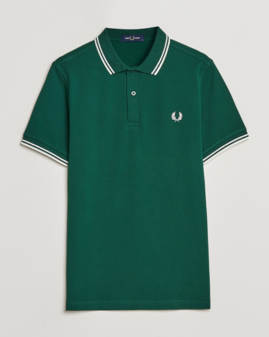 Mies | Fred Perry | Fred Perry | Twin Tipped Polo Shirt Ivy/Snow White