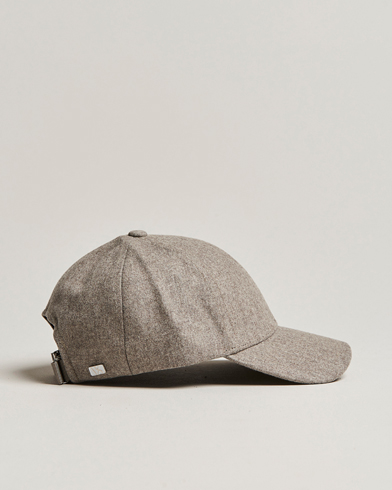 Mies |  | Varsity Headwear | Flannel Baseball Cap Umber Beige