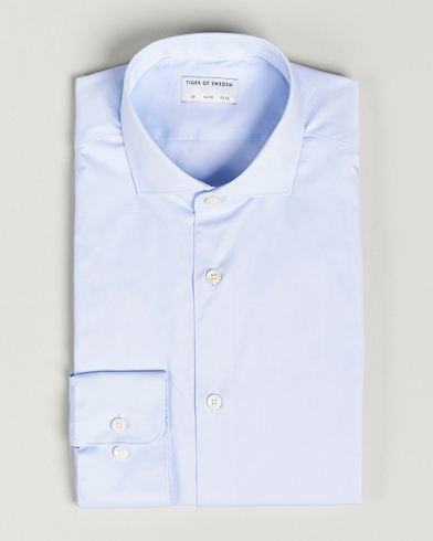 Mies | Business & Beyond | Tiger of Sweden | Farell 5 Stretch Shirt Light Blue