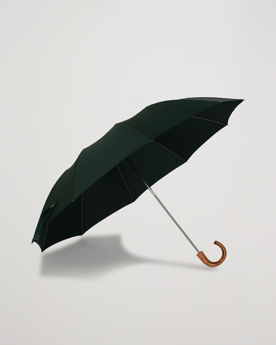 Fox Umbrellas Telescopic Umbrella Racing Green – Vihreä