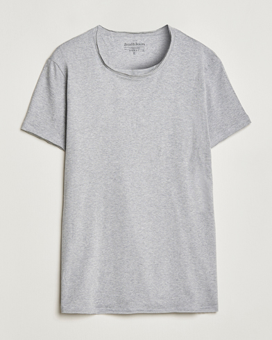 Mies |  | Bread & Boxers | Crew Neck Relaxed Grey Melange