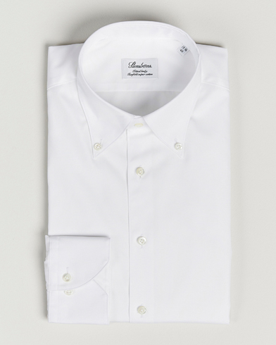 Mies | Viralliset | Stenströms | Fitted Body Button Down Shirt White