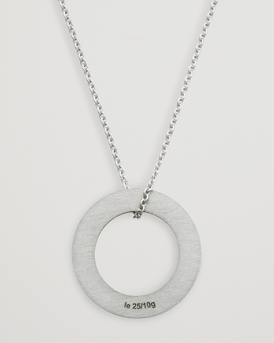 Miehet | Luovalle persoonalle | LE GRAMME | Circle Necklace Le 2.5  Sterling Silver