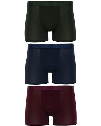 Mies | Alle 100 | CDLP | 3-Pack Boxer Briefs Army Green/Navy Blue/Burgundy