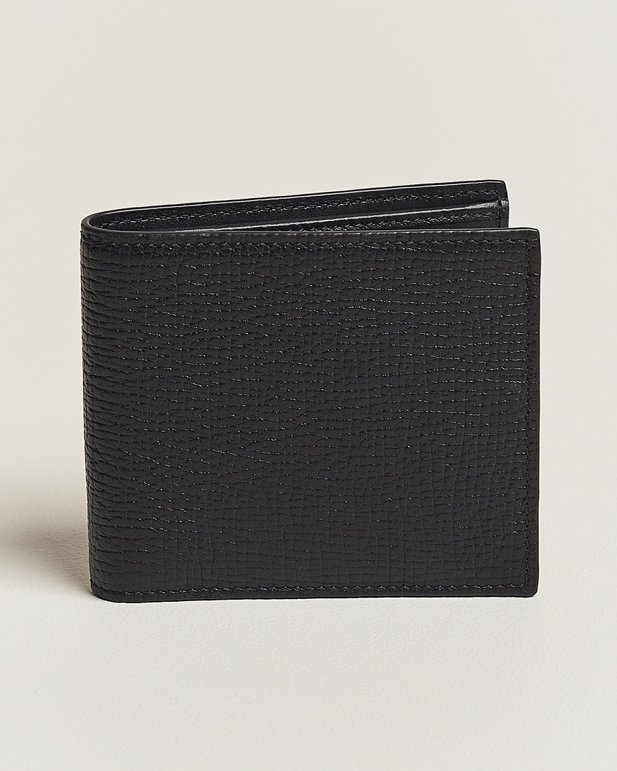 Smythson Ludlow 6 Card Wallet Black – Musta