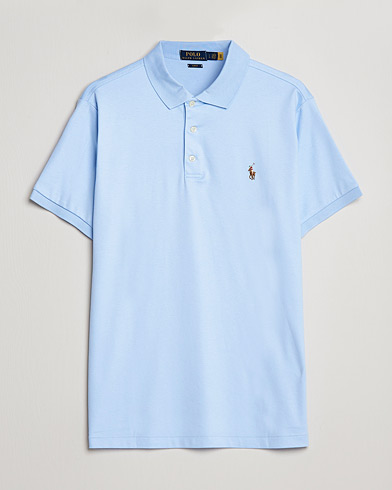Mies |  | Polo Ralph Lauren | Slim Fit Pima Cotton Polo Office Blue