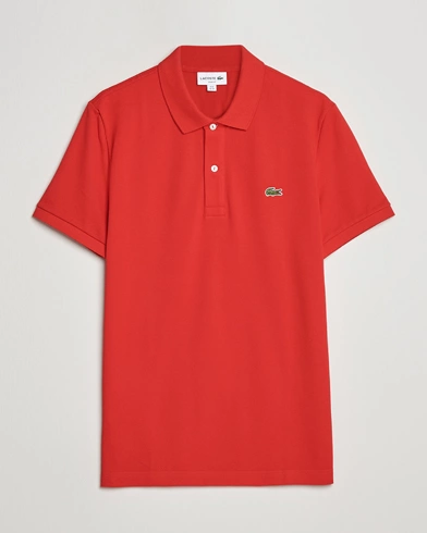 Mies | Pikeet | Lacoste | Slim Fit Polo Piké Red