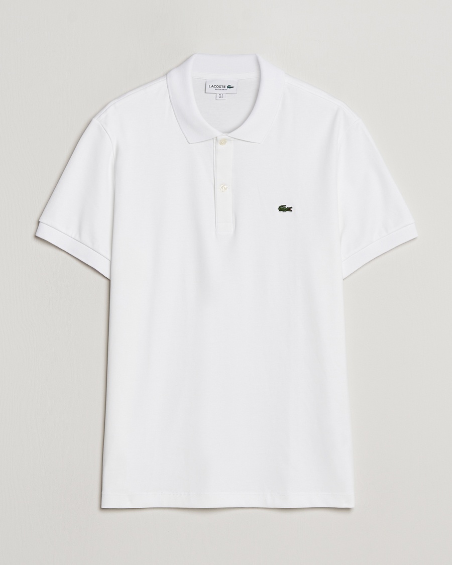 Lacoste Pima Interlock Piké White – Valkoinen