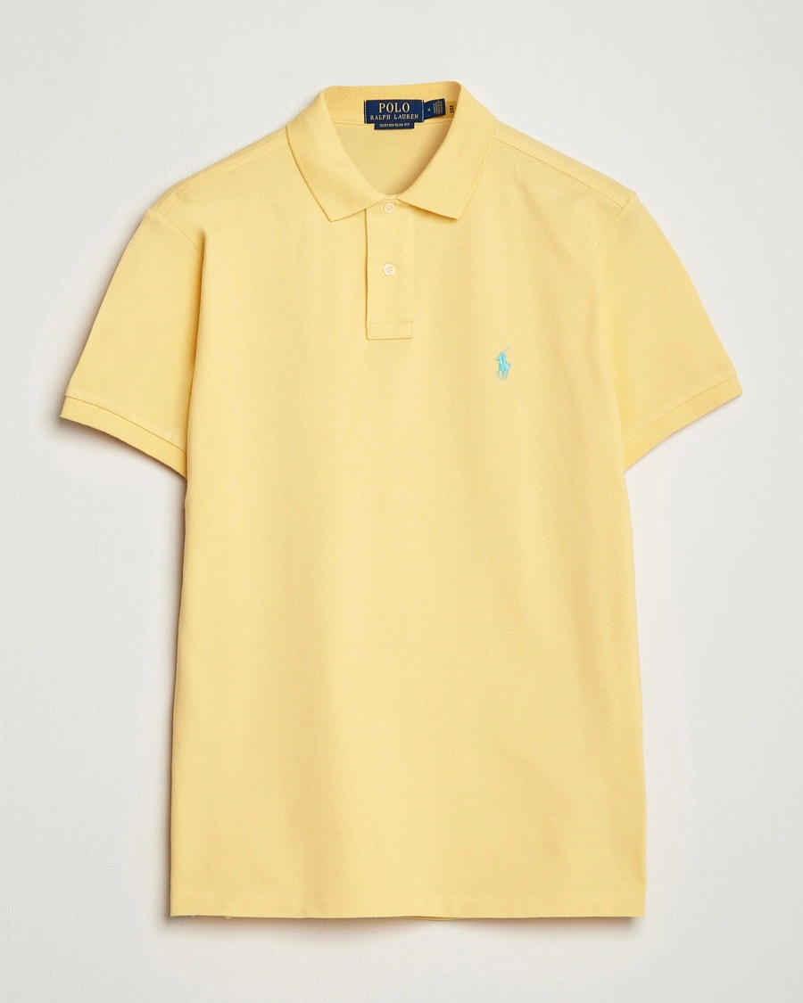 Polo Ralph Lauren Custom Slim Fit Polo Corn Yellow – Keltainen