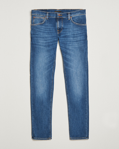 Mies | Nudie Jeans | Nudie Jeans | Tight Terry Organic Jeans Steel Navy