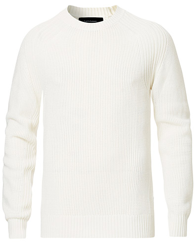 Peak Performance Extended Knitted Crew Neck Off White